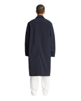 Blue Trench Coat with Collar | PDP | Antonia