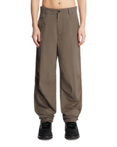Green Straight-Leg Trousers - DRIES VAN NOTEN MEN | PLP | Antonia