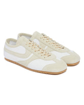 Sneakers In Suede Bianche | PDP | Antonia