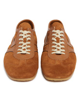 Sneakers In Suede Marroni | PDP | Antonia