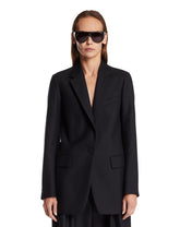 Blue Wool Jacket | PDP | Antonia