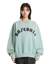 Felpa Baseball In Cotone Azzurra | PDP | Antonia