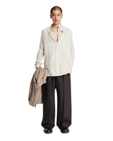 Pantaloni Wide-Leg In Lana Grigi - FEAR OF GOD UOMO | PLP | Antonia