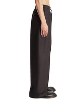 Pantaloni Wide-Leg In Lana Grigi | PDP | Antonia