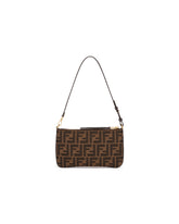 Brown Flat Pouch Baguette Bag | PDP | Antonia