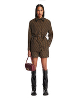 Brown FF Shorts | PDP | Antonia