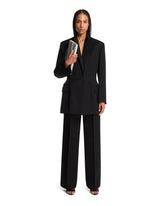 Pantaloni Agel In Lana Neri | PDP | Antonia