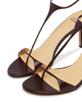 Brown R1S1022 T-Strap Sandals | PDP | Antonia