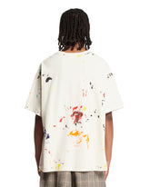 Beige Rag Appliqued T-Shirt | PDP | Antonia