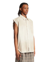 Beige Sleeveless Shirt | PDP | Antonia