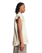 Beige Sleeveless Shirt | PDP | Antonia