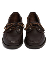 Brown Jetty Leather Loafers | PDP | Antonia