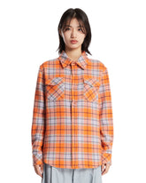 Camicia Midnight Sun Tartan Arancione - GOD'S TRUE CASHMERE DONNA | PLP | Antonia