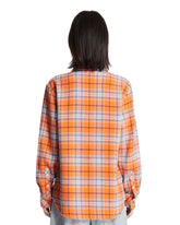 Camicia Midnight Sun Tartan Arancione | PDP | Antonia