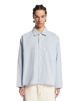 Camicia Retroreflective A Righe Azzurra - GOLDWIN MEN | PLP | Antonia