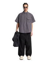 Camicia Camp A Righe Grigia - GOLDWIN MEN | PLP | Antonia