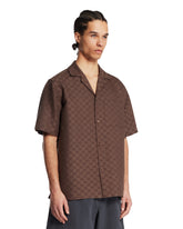 Brown GG Bowling Shirt | PDP | Antonia