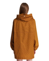 Beige GG Fabric Hooded Jacket | PDP | Antonia