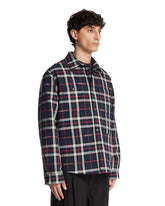 Quilted Jacquard Cotton Tartan Shirt | PDP | Antonia