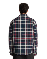 Quilted Jacquard Cotton Tartan Shirt | PDP | Antonia