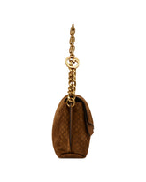 Brown Large Chain Shoulder Bag | PDP | Antonia