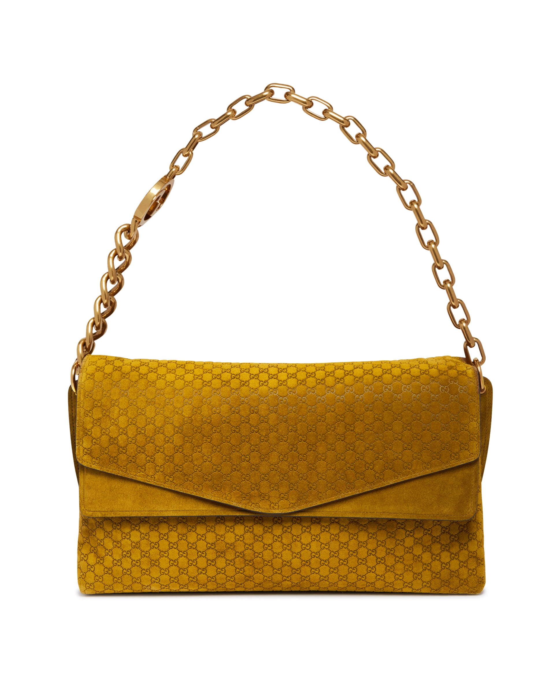 Yellow Medium Chain Shoulder Bag | GUCCI - Antonia