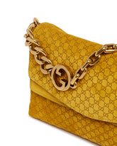 Yellow Medium Chain Shoulder Bag | PDP | Antonia