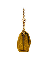 Yellow Medium Chain Shoulder Bag | PDP | Antonia