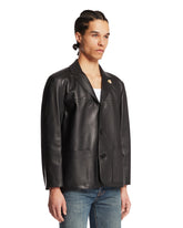 Black Nappa Leather Jacket | PDP | Antonia