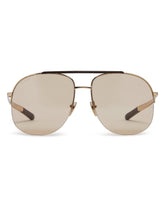 Occhiali Da Sole Navigator Dorati | PDP | Antonia