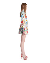 Silk Twill Printed Dress | PDP | Antonia