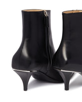 Black Leather Vittoria Ankle Boots | PDP | Antonia
