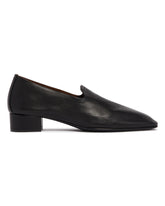Black Leather Loafers | PDP | Antonia