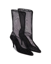 Black Drawing A Blank 85 Transparent Ankle Boots - HERBERT LEVINE WOMEN | PLP | Antonia