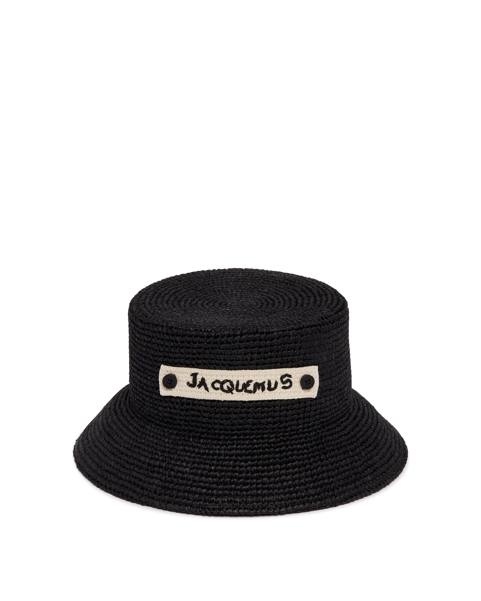 Black Raffia Hat | JACQUEMUS - Antonia
