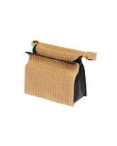 Beige Raffia Rond Carr Clutch | PDP | Antonia