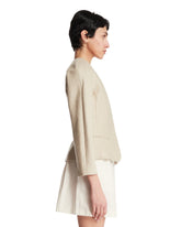Beige Mini Ovalo Jacket | PDP | Antonia