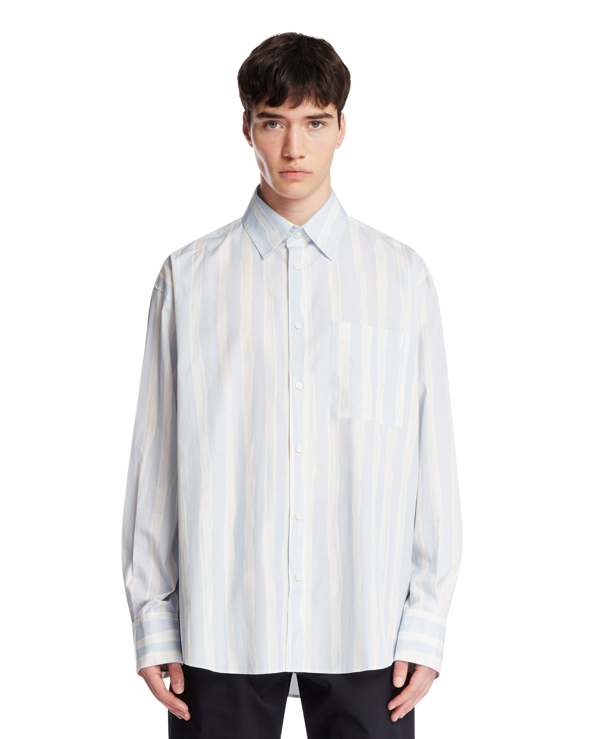 Blue Camargue Striped Shirt | JACQUEMUS - Antonia
