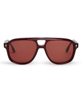 Burgundy Leonard Viper Sunglasses | PDP | Antonia