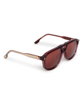 Burgundy Leonard Viper Sunglasses | PDP | Antonia