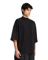 Black Crew-Neck T-Shirt | PDP | Antonia