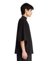 Black Crew-Neck T-Shirt | PDP | Antonia