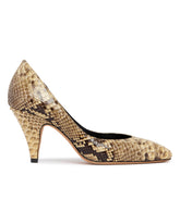 Haze Python-Print Leather Pumps | PDP | Antonia