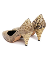 Haze Python-Print Leather Pumps | PDP | Antonia