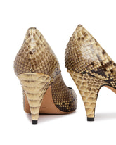 Haze Python-Print Leather Pumps | PDP | Antonia