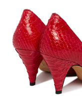 Red Haze Leather Pumps | PDP | Antonia