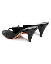 Black Haze Leather Sandals | PDP | Antonia