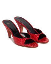 Red Haze Leather Sandals - New arrivals women's shoes | PLP | Antonia