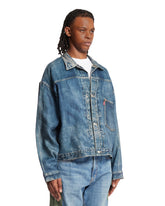 Levi's x Junya Watanabe Blue Linen Denim Jacket | PDP | Antonia