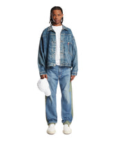 Levi's x Junya Watanabe Blue Linen Denim Jacket | PDP | Antonia